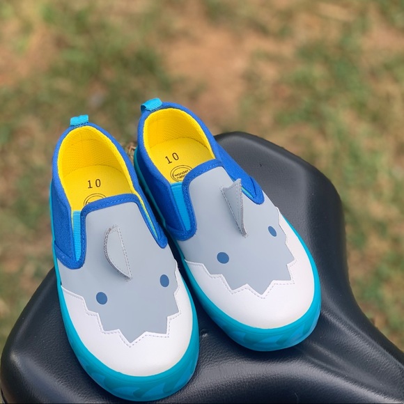 Shark Attack Toddler Children Casual Slip On Shoe - Picture 9 of 9